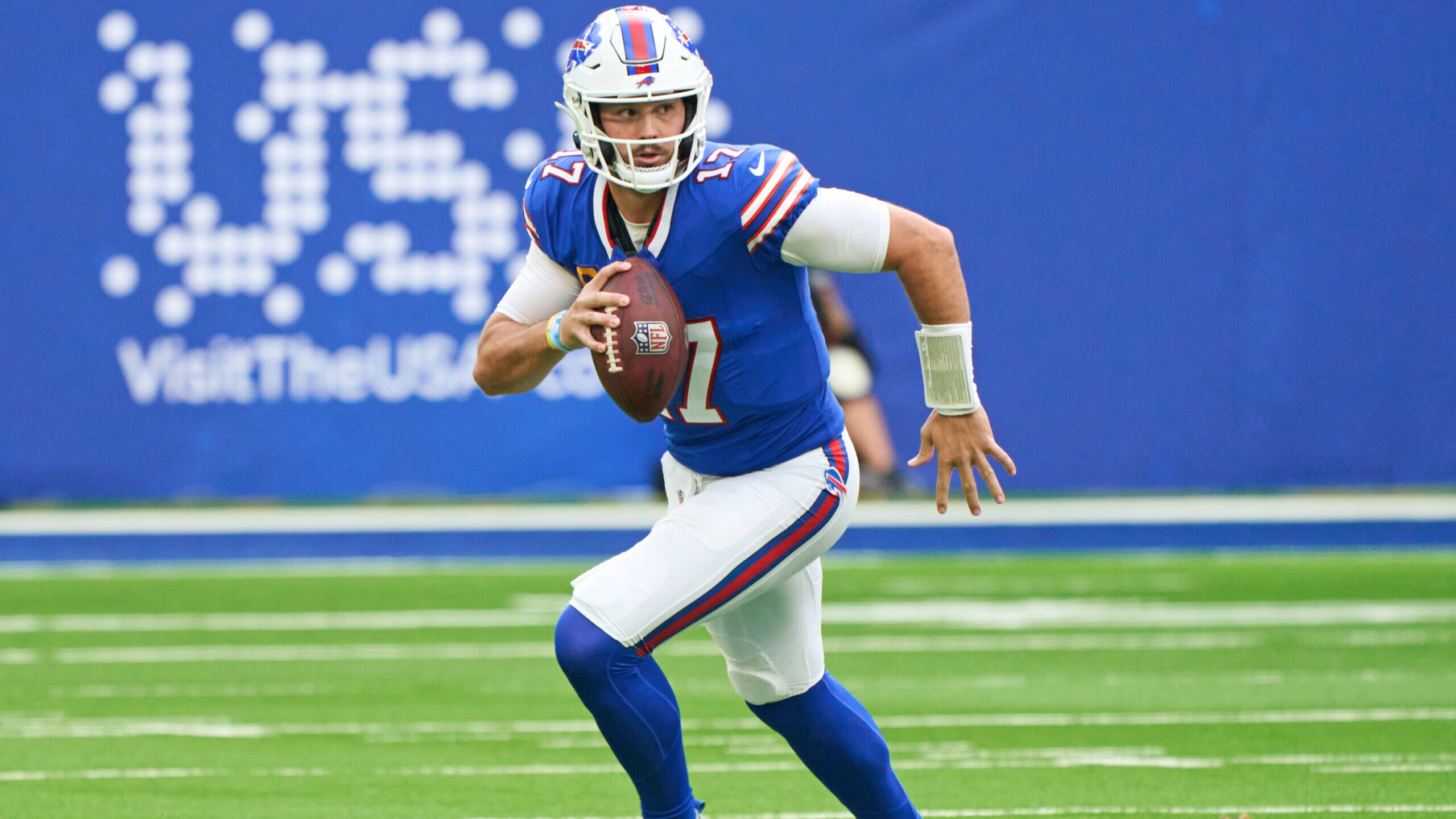 Josh Allen and the Buffalo Bills visit the Toronto Blue Jays