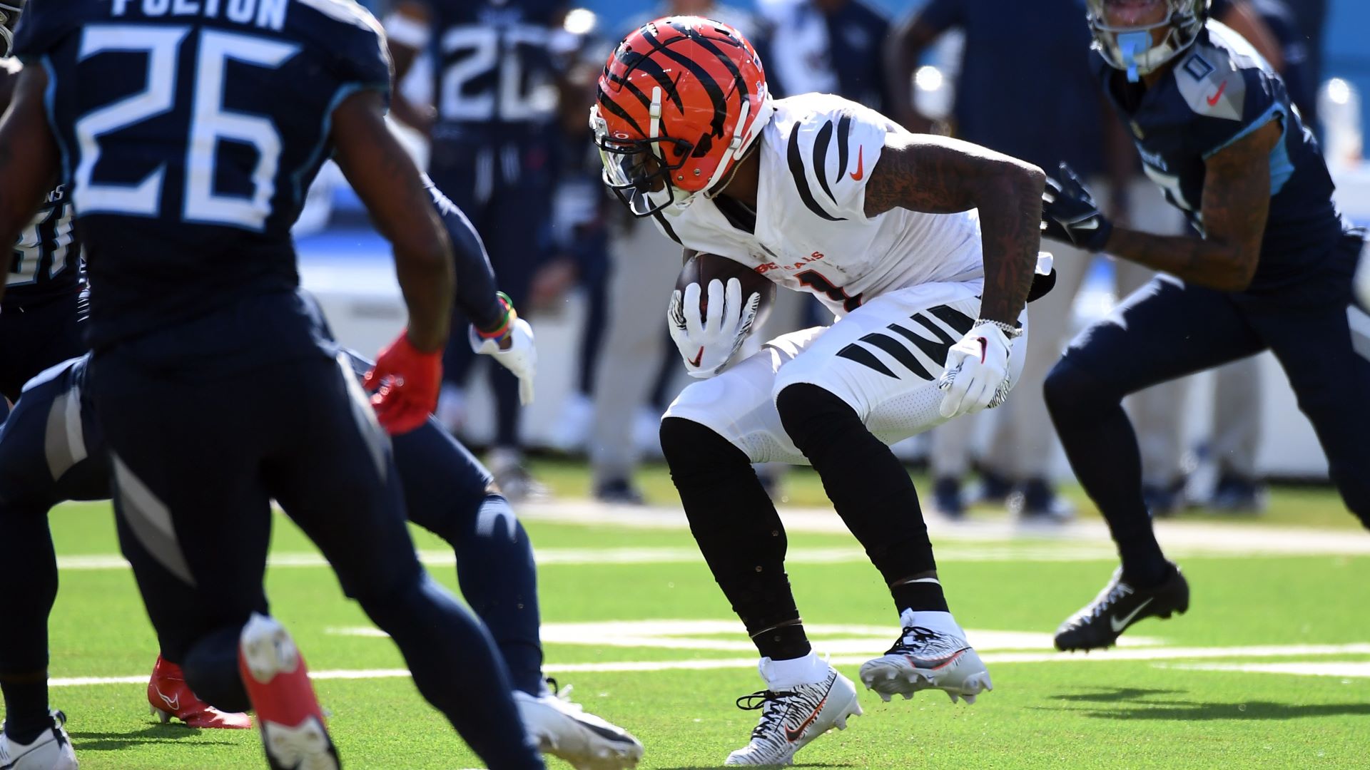 Lids Ja'Marr Chase, Joe Mixon & Tee Higgins Cincinnati Bengals