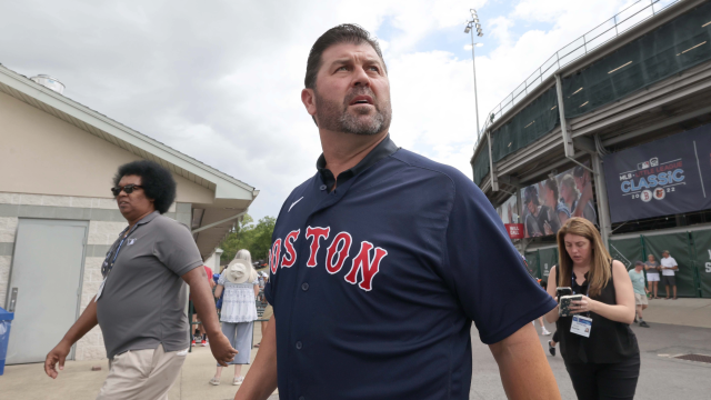 Boston Red Sox game planning coordinator/catching coach Jason Varitek
