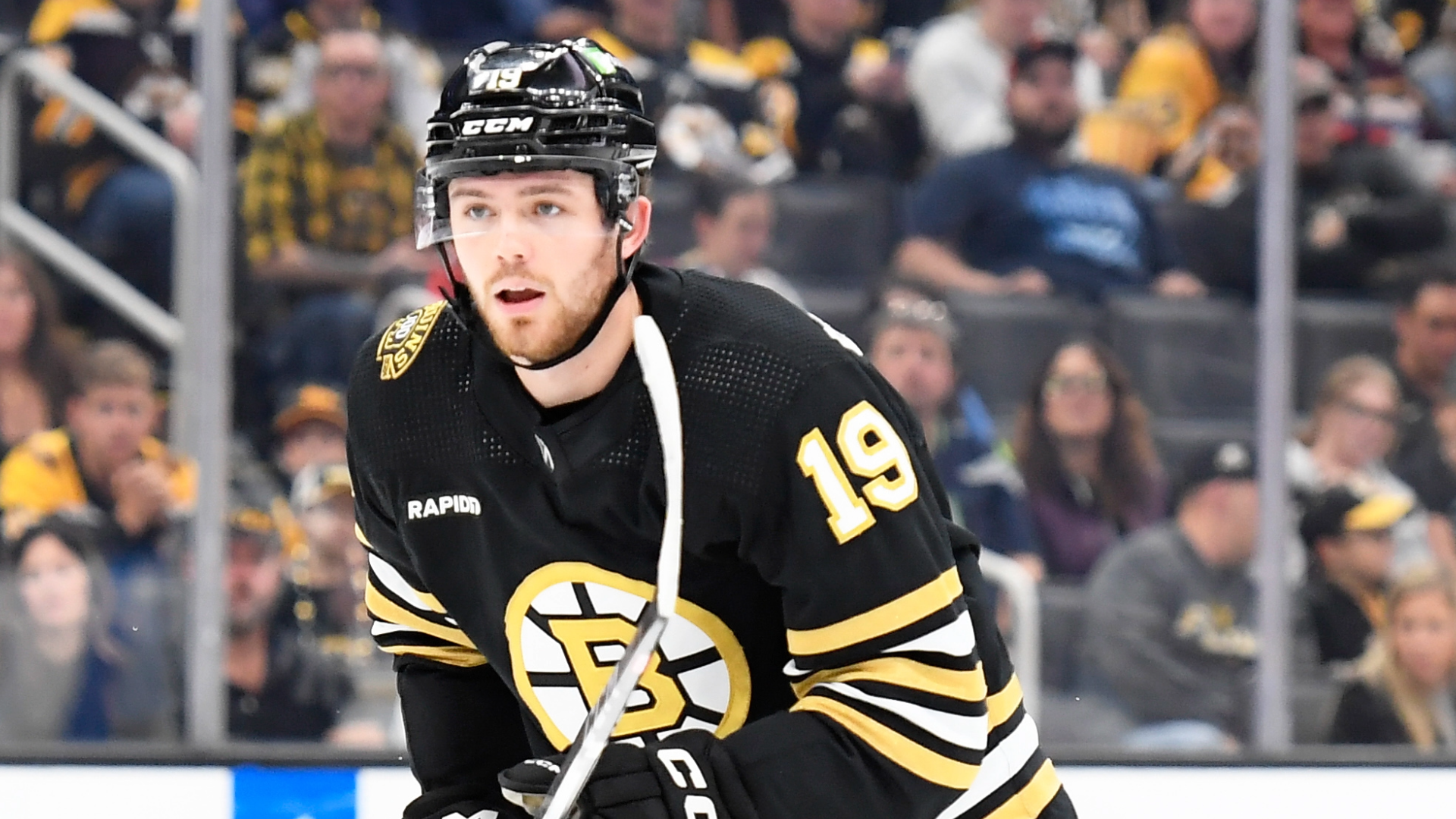 Bruins rookie makes his NHL debut alongside his childhood idol