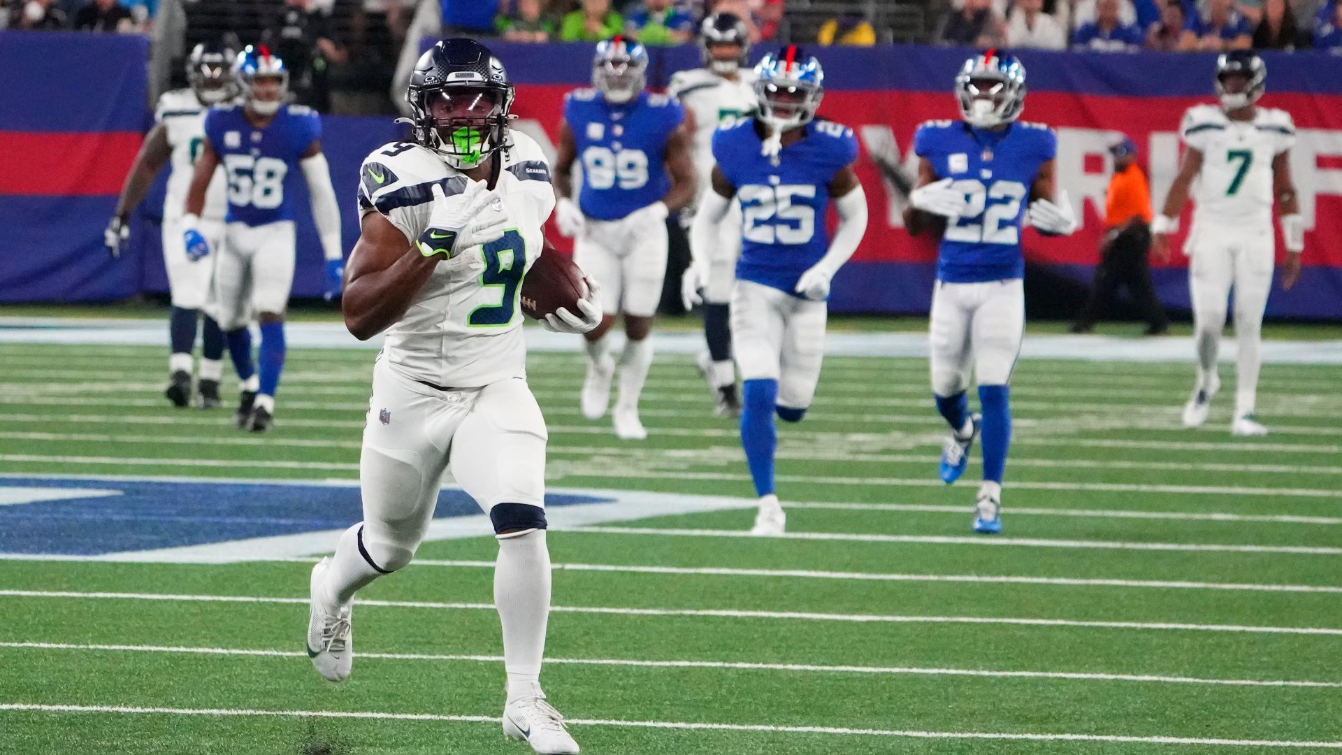 2023 Week 4 Seahawks at Giants Kenneth Walker III 1-Yard Touchdown Run  Highlight