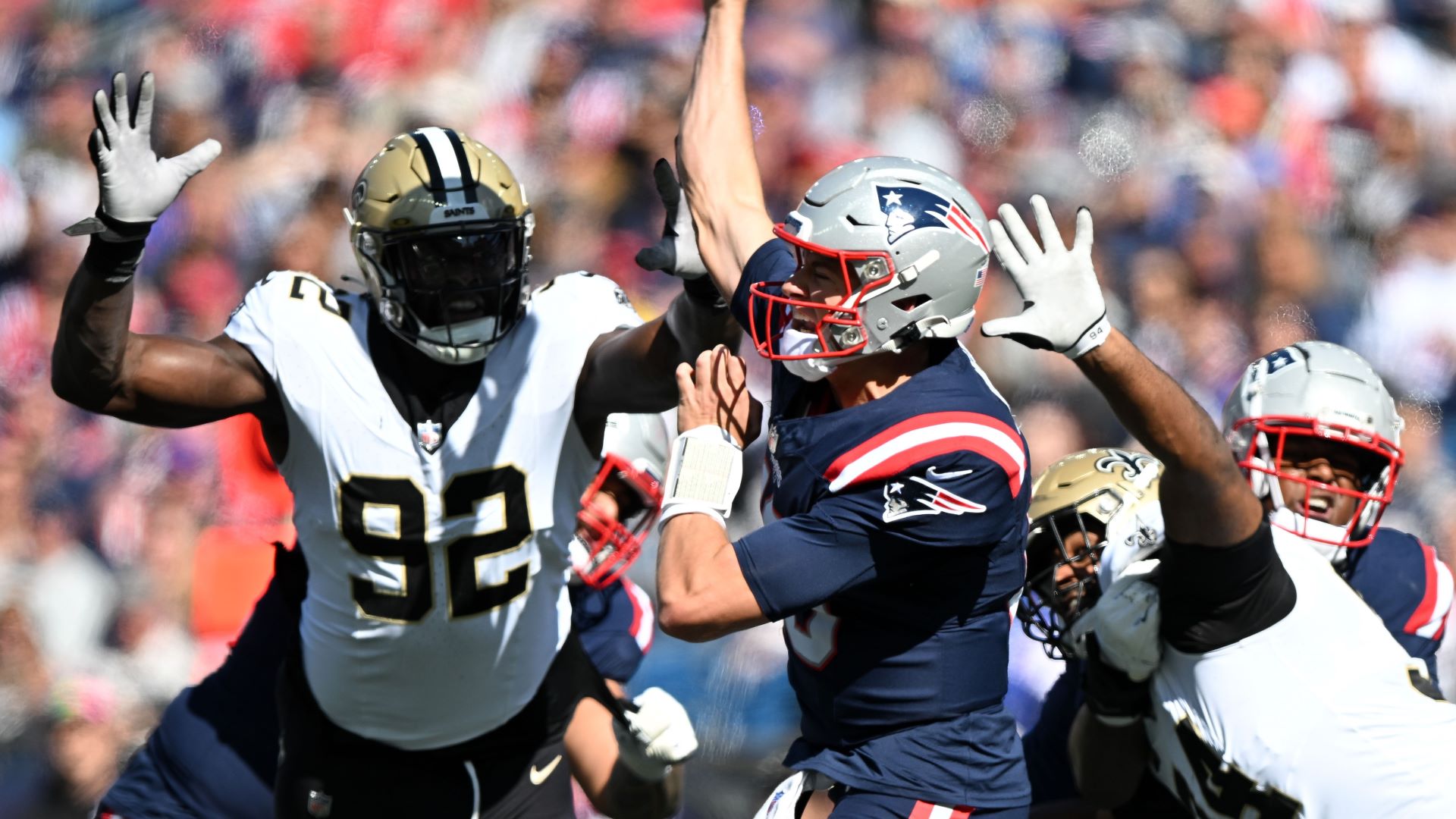 New Orleans Saints vs New England Patriots on October 8