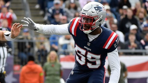 New England Patriots linebacker Josh Uche