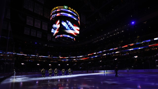 TD Garden Bruins national anthem