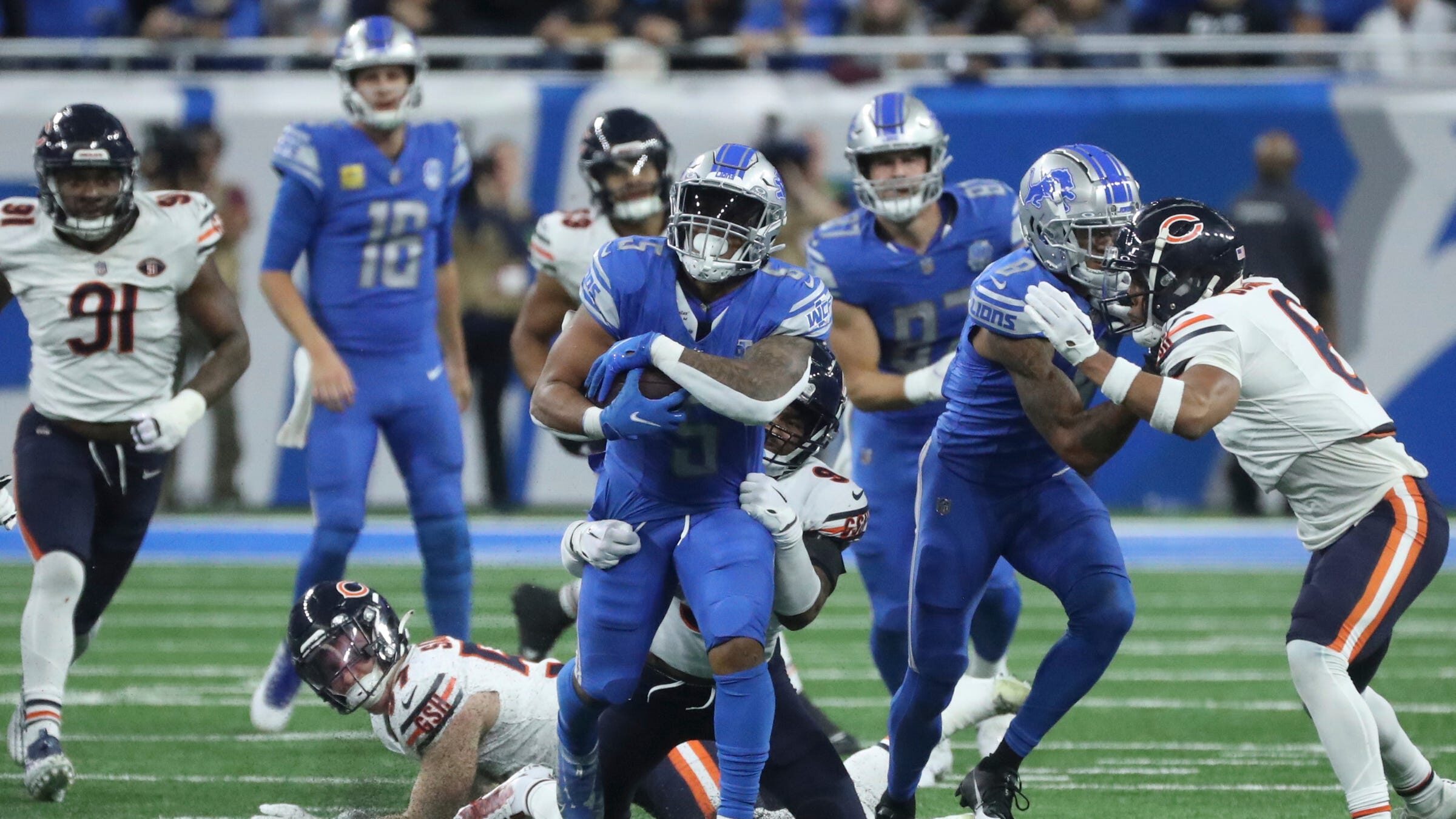 Week 11 NFL Results Lions Late Comeback Stuns Bears