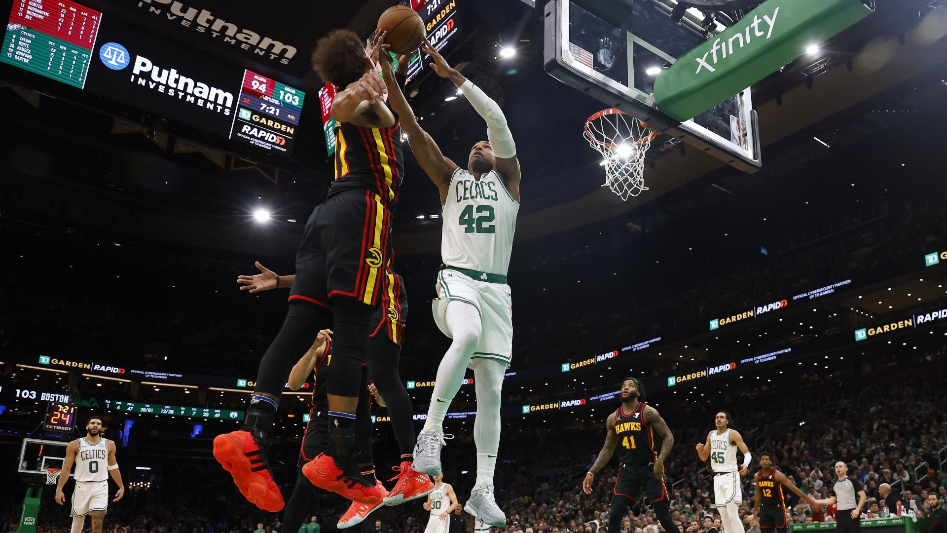 Celtics Rely On Defense, Effort To Limit High-Flying Hawks’ Offense