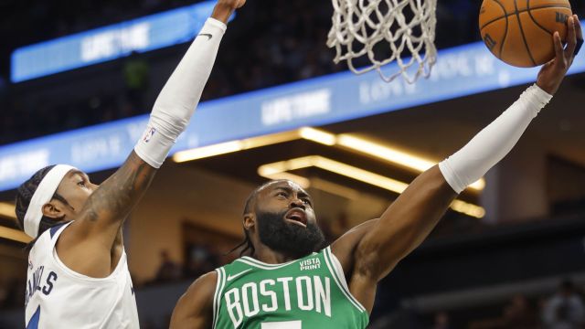 Boston Celtics guard/forward Jaylen Brown