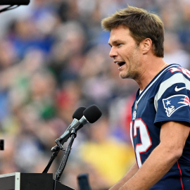 Retired NFL quarterback Tom Brady