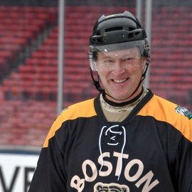 Retired Boston Bruins forward Bob Sweeney