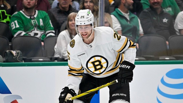 Boston Bruins defenseman Brandon Carlo