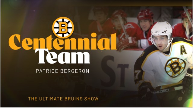 Boston Bruins legend Patrice Bergeron