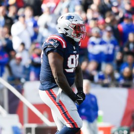 New England Patriots tackle Christian Barmore