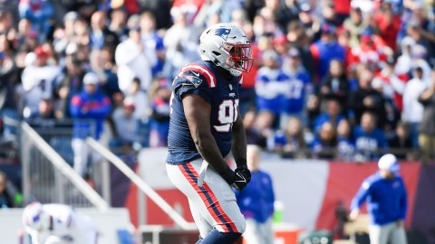 New England Patriots tackle Christian Barmore