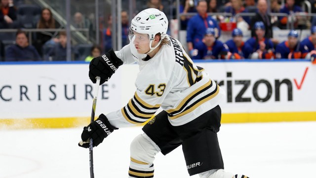 Boston Bruins forward Danton Heinen