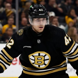 Boston Bruins forward Georgii Merkulov