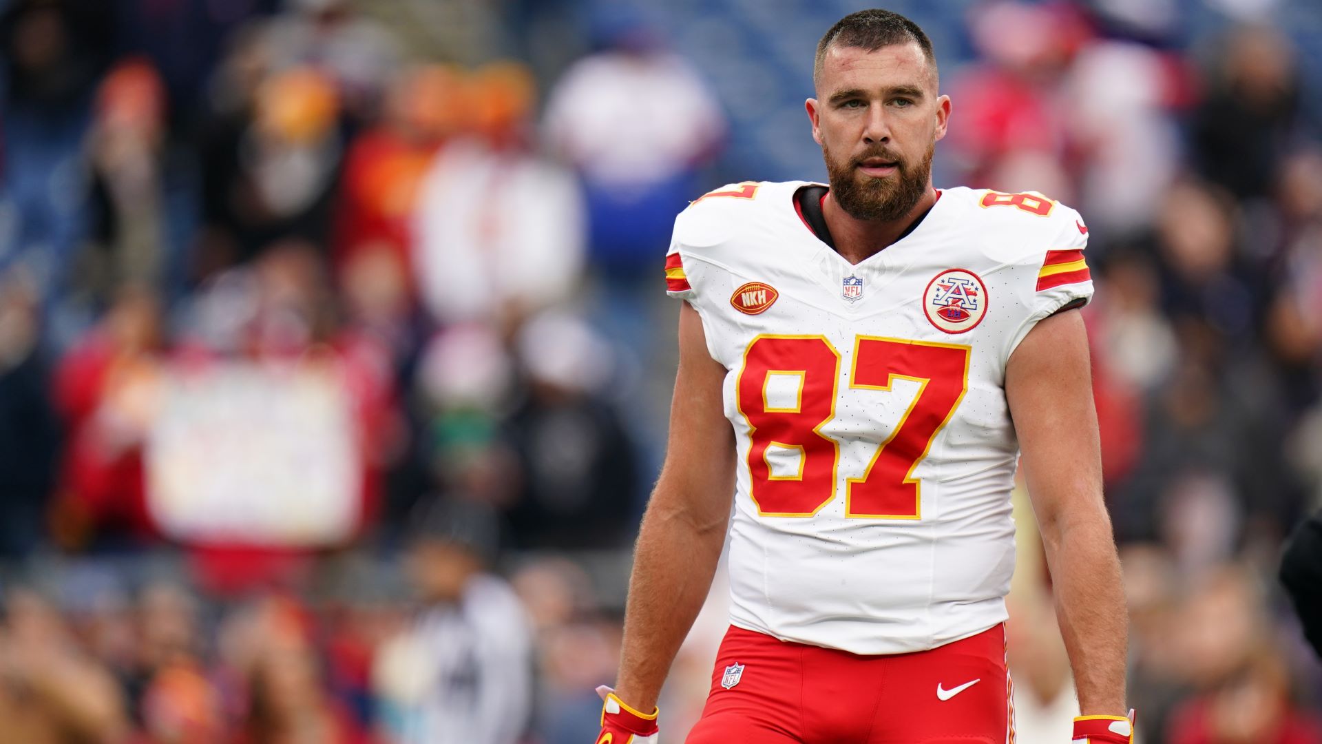 Travis Kelce Had Cool Moment In Tunnel Before Chiefs-Patriots