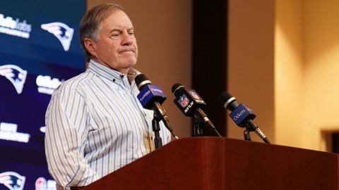 New England Patriots head coach Bill Belichick