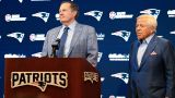 NFL coach Bill Belichick and New England Patriots owner Robert Kraft