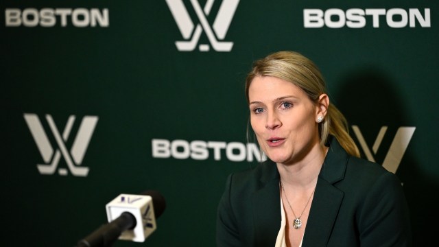 PWHL Boston head coach Courtney Kessel