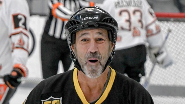 Retired Boston Bruins forward Jay Miller