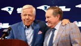 New England Patriots owner Robert Kraft and former head coach Bill Belichick