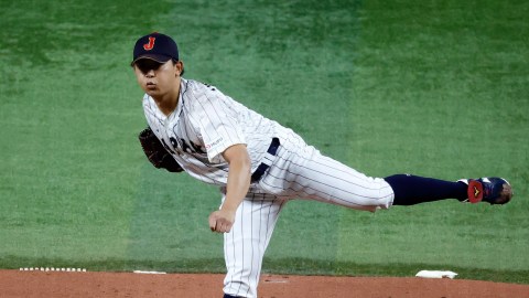 Japan starting pitcher Shōta Imanaga