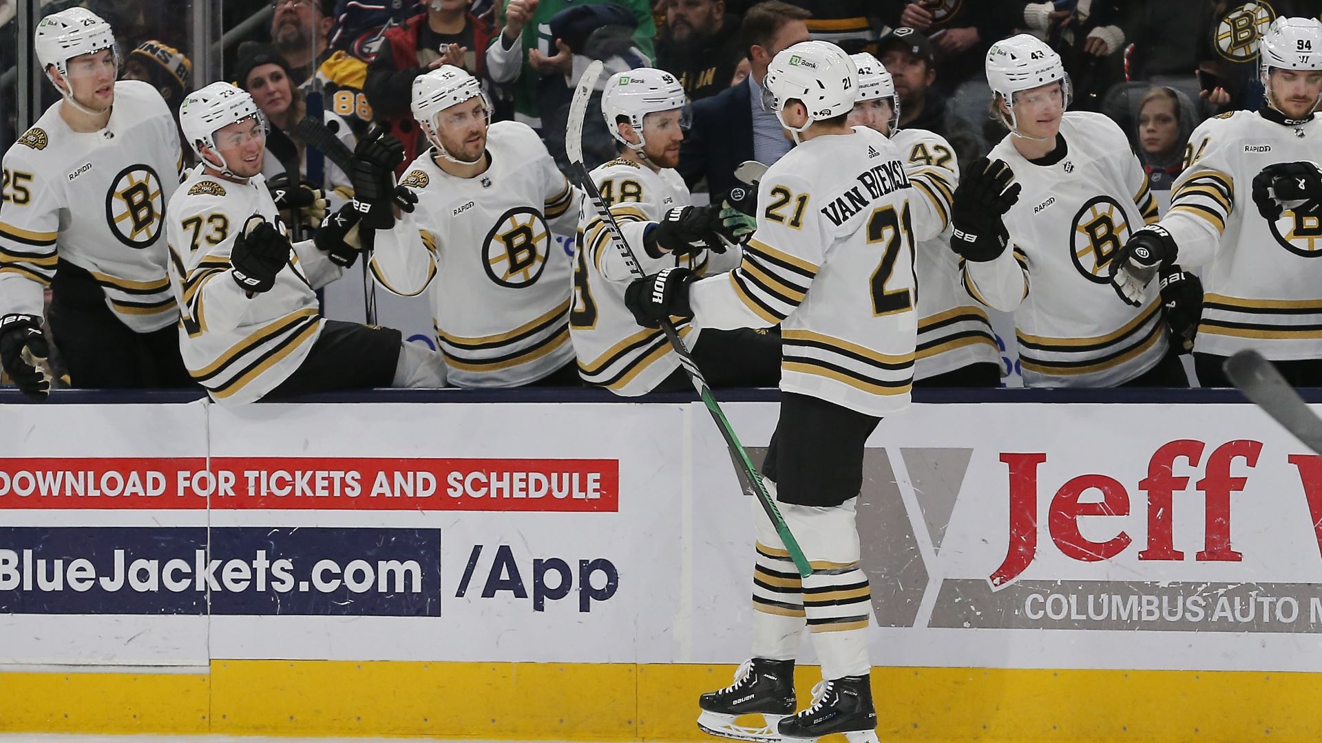 Bruins Wrap Boston Maintains Energy Shoots Past Blue Jackets