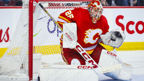 Calgary Flames goaltender Jacob Markstrom
