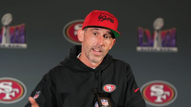 San Francisco 49ers head coach Kyle Shanahan