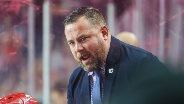 Calgary Flames assistant coach Marc Savard