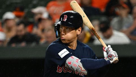 Boston Red Sox outfielder Masataka Yoshida