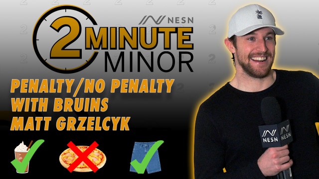 Boston Bruins defenseman Matt Grzelcyk joins NESN's Two-Minute Minor Interview