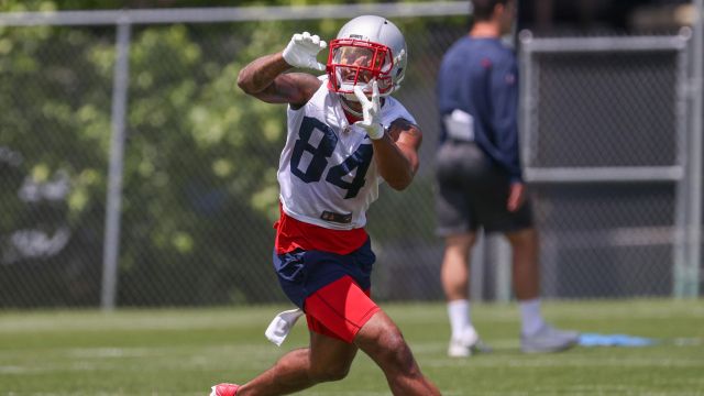 New England Patriots wide receiver Kendrick Bourne