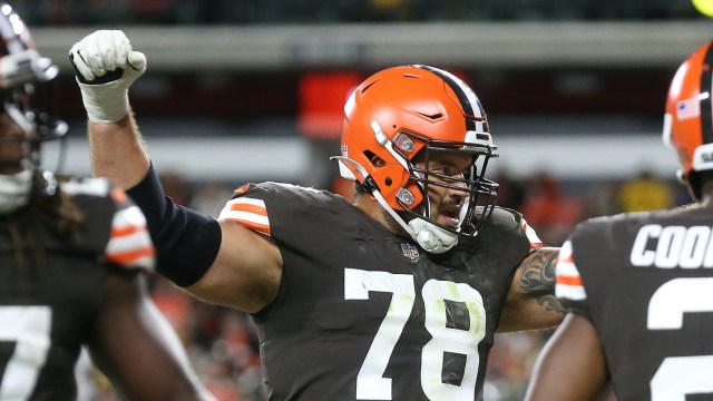 Cleveland Browns offensive tackle Jack Conklin