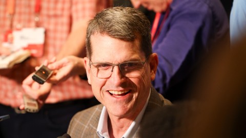 Los Angeles Chargers head coach Jim Harbaugh