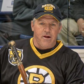 NESN Boston Bruins color analyst Andy Brickley