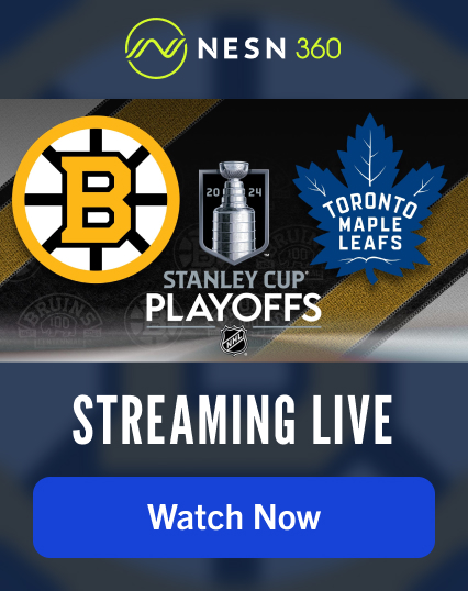 Boston Bruins at Toronto Maple Leafs Stanley Cup playoffs matchup graphic