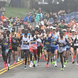 Boston Marathon men's elite runners