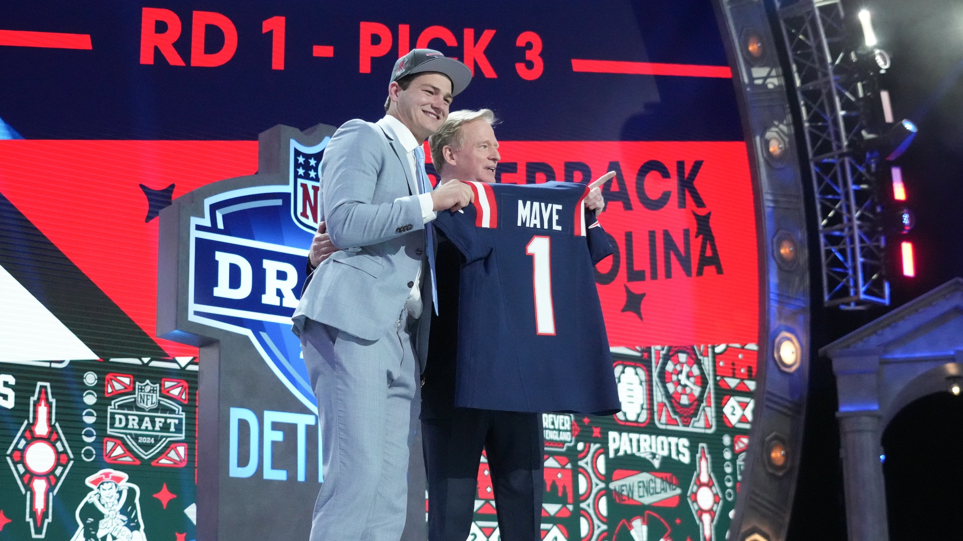 Drake Maye Introductory Press Conference With Patriots