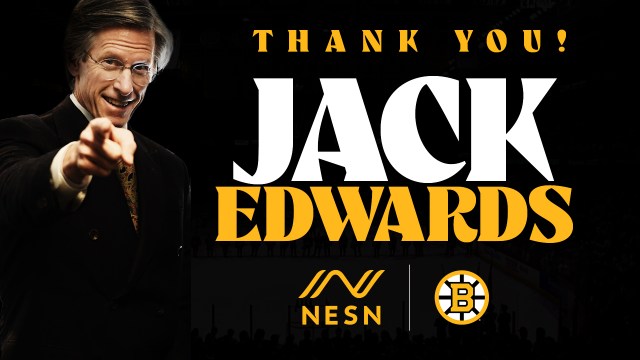 NESN Boston Bruins play-by-play announcer Jack Edwards