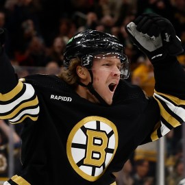 Boston Bruins forward Jesper Boqvist