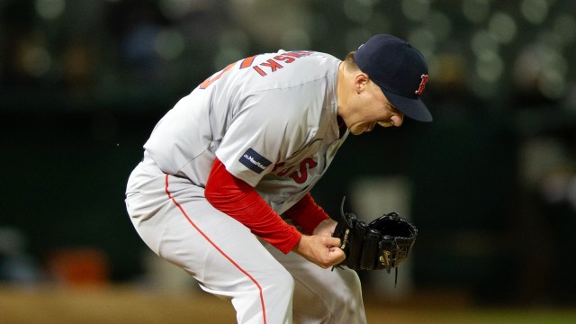 Boston Red Sox relief pitcher Josh Winckowski