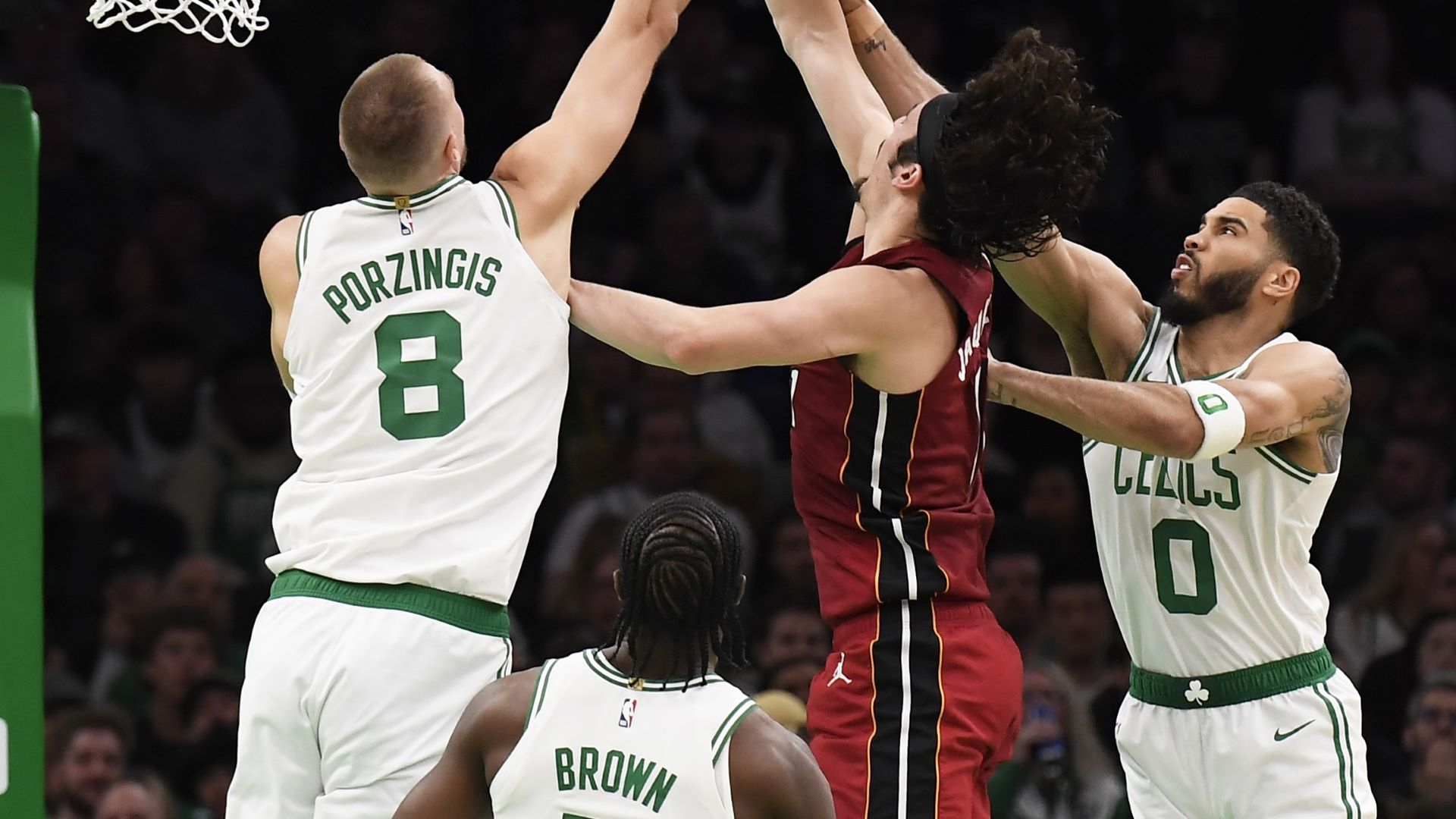 How Celtics’ Jayson Tatum Reacted To Kristaps Porzingis’ Injury