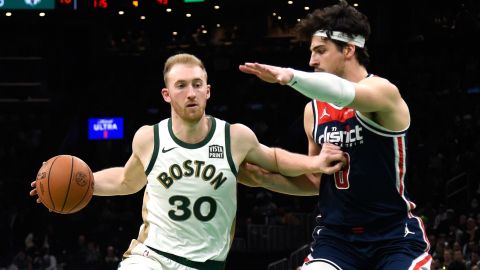 Boston Celtics forward Sam Hauser