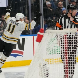 Boston Bruins forward Trent Frederic