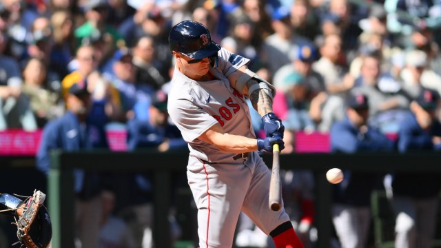 Boston Red Sox out fielder Tyler O'Neill