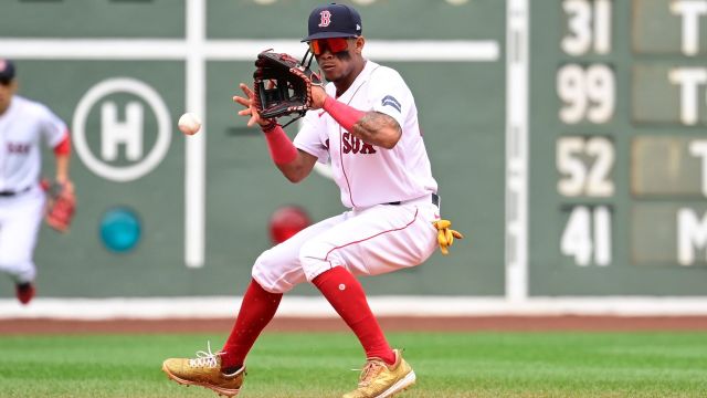 Boston Red Sox infielder/outfielder Ceddanne Rafaela