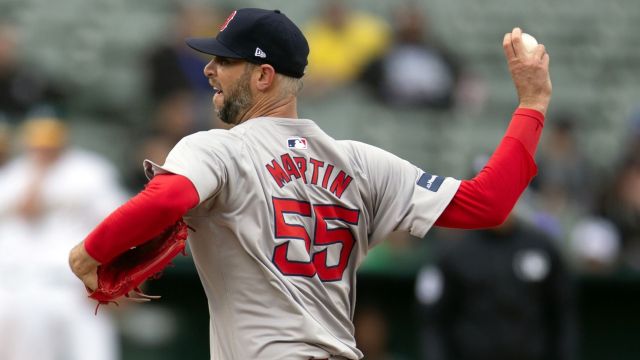 Boston Red Sox pitcher Chris Martin