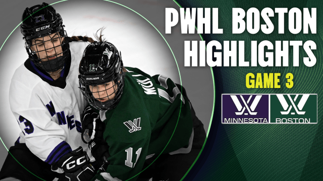PWHL Finals Highlights between PWHL Boston and PWHL Minnesota