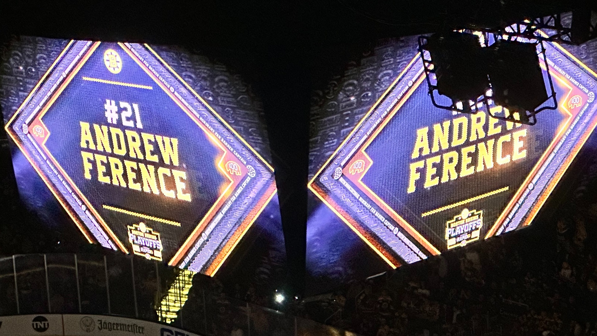 Bruins Make Stanley Cup Champion Andrew Ference Honorary Banner
Captain